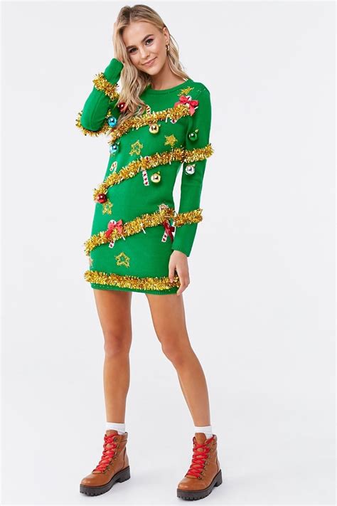 ugly christmas sweater dress